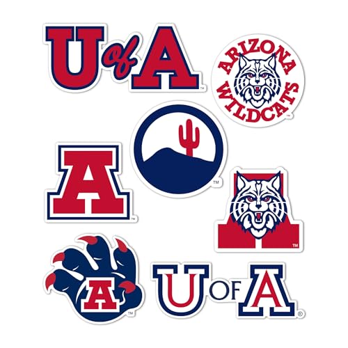 Desert Cactus University of Arizona Sticker UA Wildcats Vinyl Decals Laptop Water Bottle Car Type 2 (T2 Vintage 1)