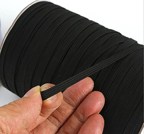 Braided Elastic 1/2'' Wide 144 Yards Black by HLJgift - Image 2