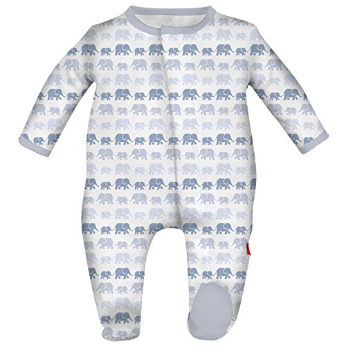 Image of Magnetic Me Footie Pajamas Soft Modal Baby Sleepwear with Quick Magnetic Fastener | Boys and Girls Sleeper Preemie-24 Months