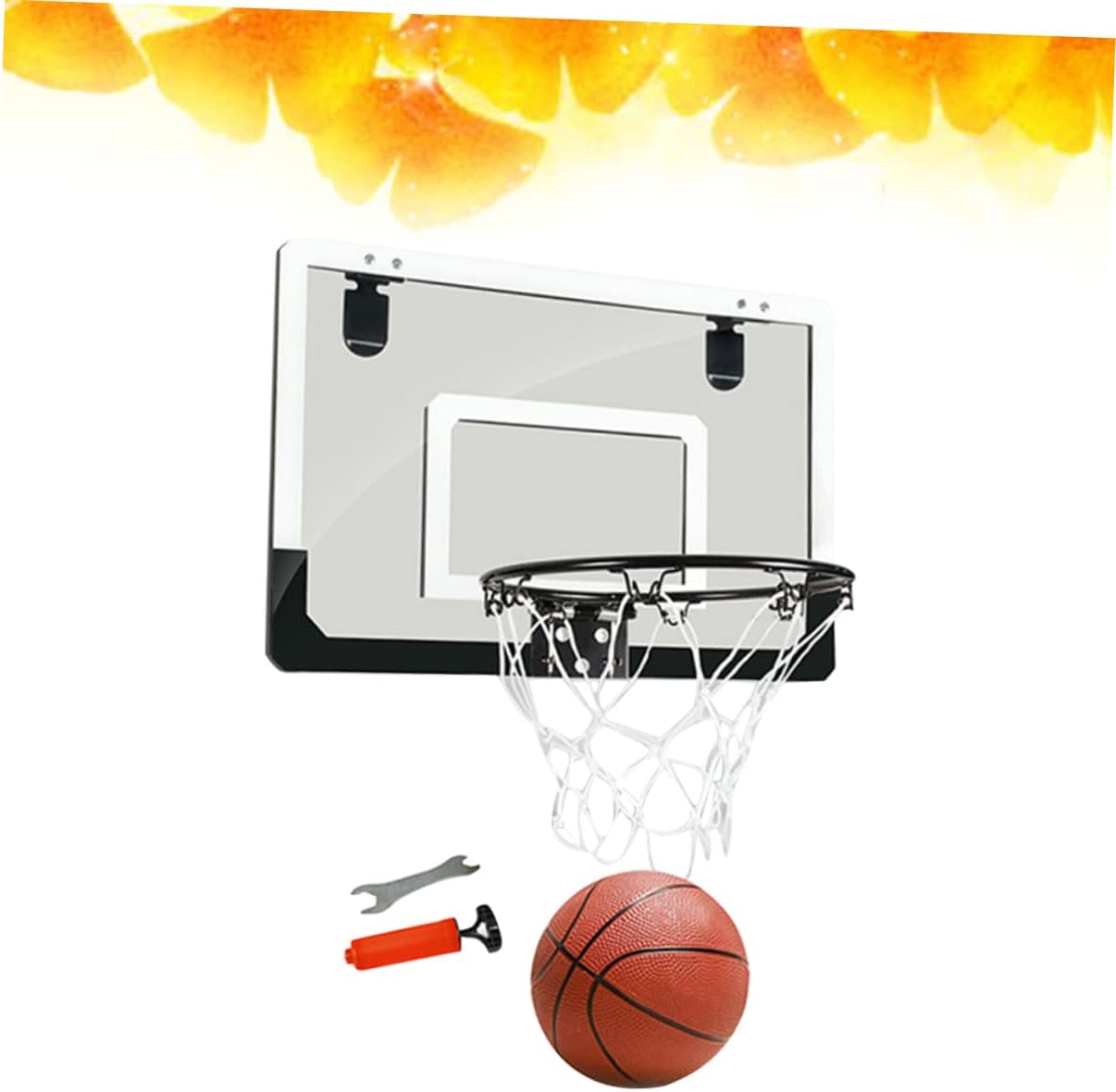 1pc Indoor Basketball Door Hanging Basketball Board Mini Hoop Easy Assembly for Boys and Girls Adults