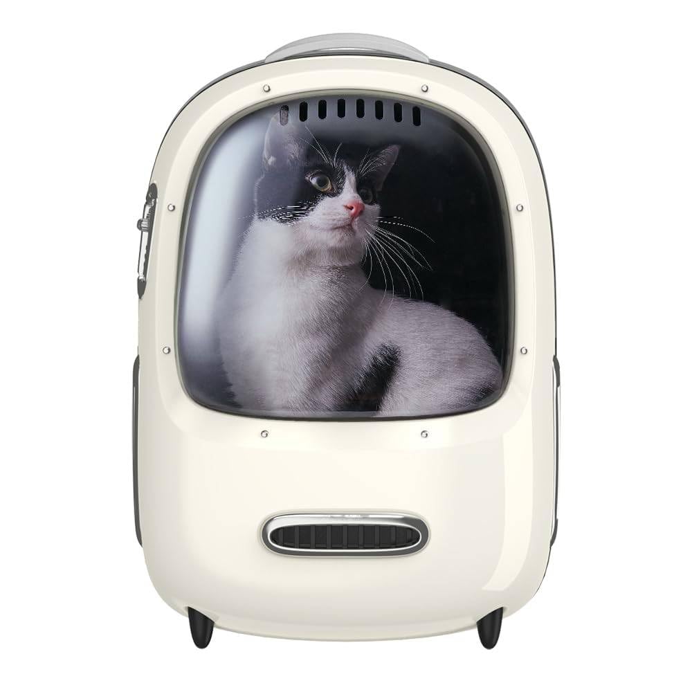 Amazon.co.jp: 猫用キャリーバッグ ペット 通気性 飛び出し防止機能を