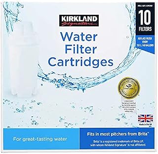 Liphontcta Kirkland Signature Water Filter Cartridges for Brita Pitchers, 10 Refills