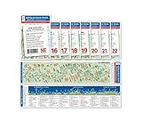Appalachian Trail Pocket Profile Map - New England - Pawling, NY to Katahdin, ME