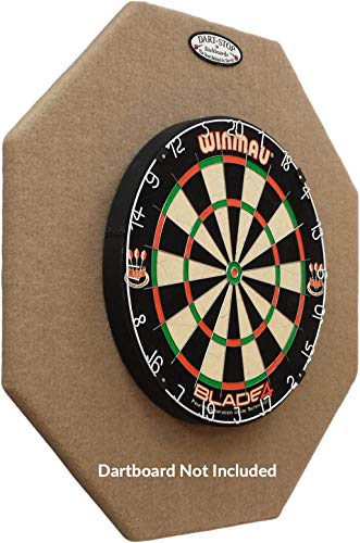 Dart-Stop 29 Inch Tan Octagon Pro Dart Board Backboard | Wall Protector | Dartboard Surround #TOP1