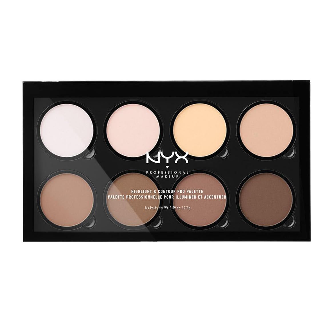NYX Professional Makeup Highlight & Contour Pro Palette Highlighter 21,6 g MULTI-COLOR