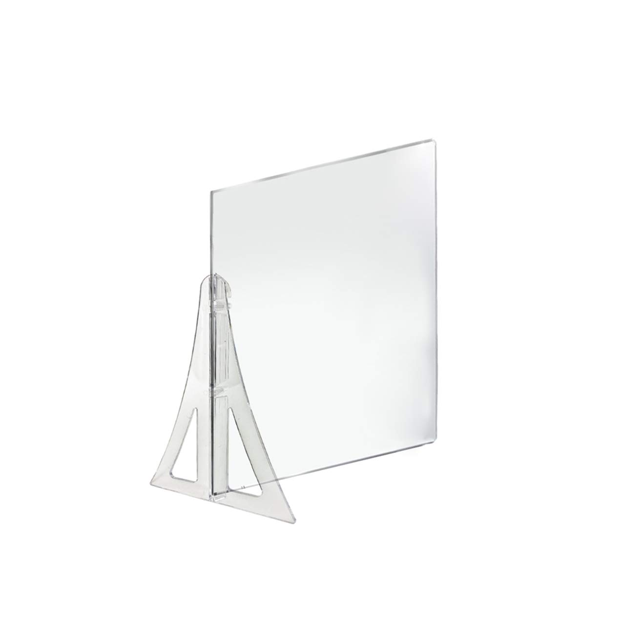 Azar Displays 179892-187 Protective Sneeze Guard for Counter and Desk - Portable Plexiglass Barrier- Plastic Shield Partition for Desk 2-Pack 24 in x 18in