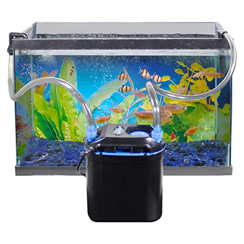 Image of Penn-Plax Cascade Canistar Hang-On Canister Aquarium Filter - Great for Freshwater and Saltwater Fish Tanks - 108 Gallons per Hour (GPH)