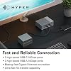 HyperDrive USB-C & Thunderbolt 4 GEN2 15-in-1 Docking Station for MacBook, iPad, PC - HDMI or DP, Up to 3 Extended Displays, High-Speed USB Data Transfer