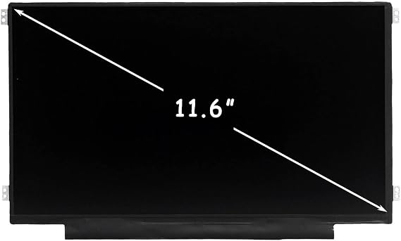 LCD Screen Replacement for Lenovo ideapad 3 CB-11IGL05 Chromebook 82BA 82BA0000US 82BA0003US 82BA001FUS 5D10X54254 LED Display Assembly 11.6 1366x768(Non Touch,Right & Left Mounting brakets)