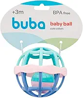 Bola Infantil Baby Colorida Sortida – Brinquedo Educativo Para Bebê, Estimula Coordenação e Diversão Segura -BUBA