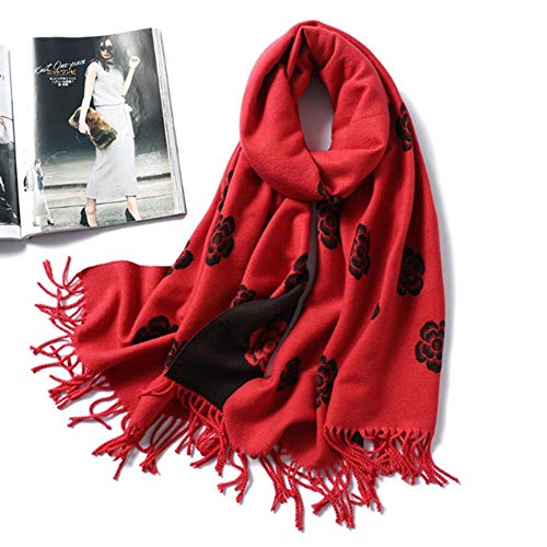 gao Kashmir sjaals kwastjes vrouwen winter dikke sjaal type wol sjaal jas Pashmina Poncho Bandana