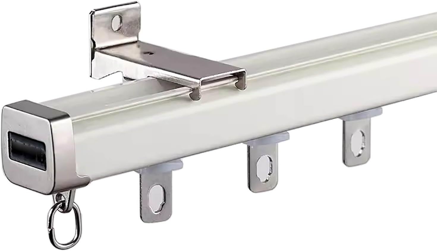 Heavy Duty Ceiling Curtain Track System, 3.5mm Thick Sliding Rail for Room Dividers, 2-14M Length, Wall Mount, Ideal for Home & Commercial Use (42.6ft)
