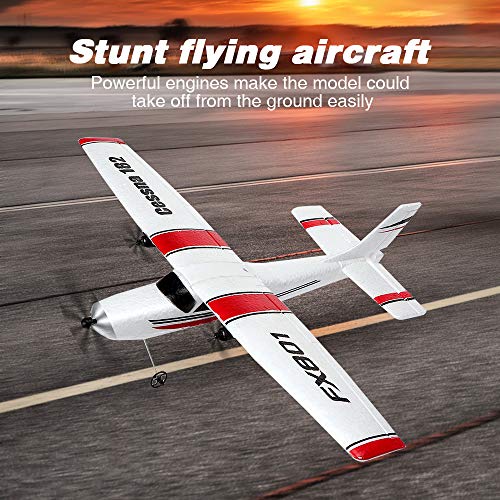 RC Plane 2.4GHz 2CH Remote Control Airplane Ready to Fly, Gliding Aircraft Model Easy to Fly for Kids Beginner with 2 Extra Batteries - Thumbnail 3