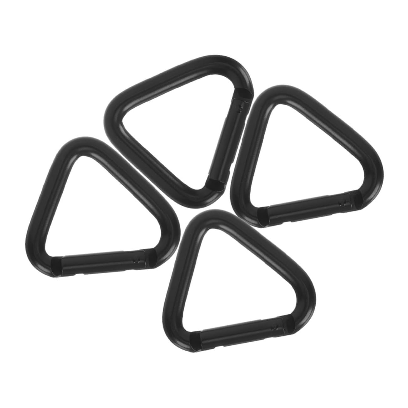 BESTonZON Aluminium Clips De Carabiner Robustes pour Escalade Et Activités Extérieures Boucle Multifonctionnelle pour À Et Accessoires Noir