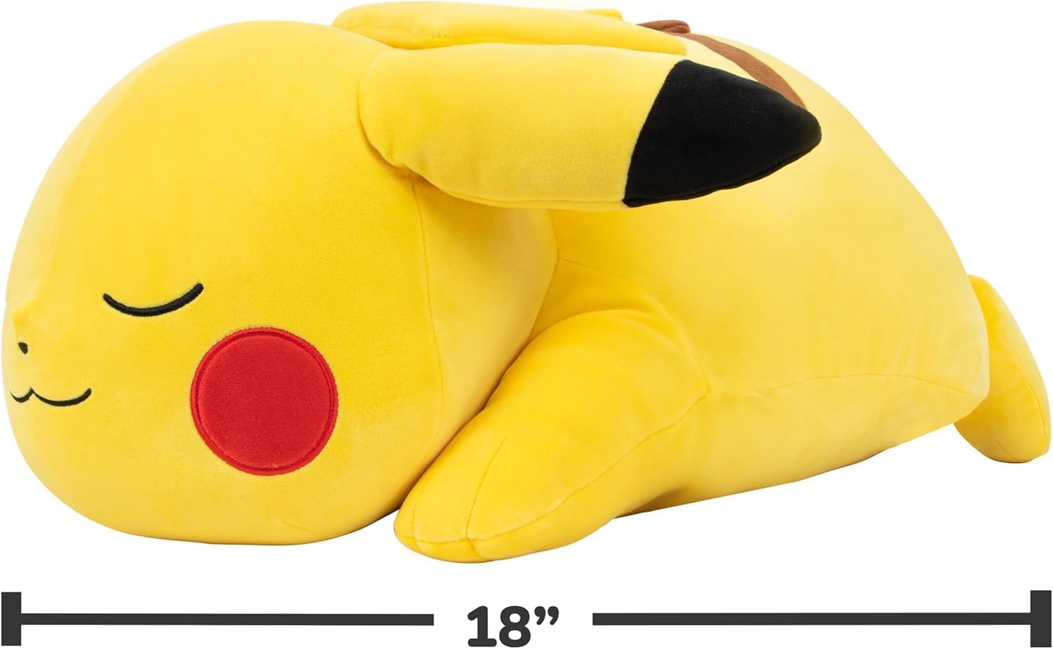Pokémon Pikachu Sleeping Plush - 18-Inch Premium Plush in Sleeping Pose