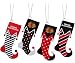 Chicago Blackhawks NHL 4 Pack Christmas Stocking Ornament Set