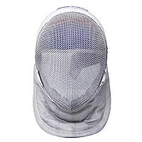 LEONARK Fechten Säbel Maske Armoury Hema Fechthelm CE 350N Zertifizierte National Grade Maske (Grey_Detachable, L)