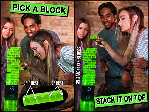 ShiZap! Electric Shock Stacking Block Party Game with LED Music Base by Amped Gamez - Used condition - US$36.39