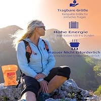 Notfall-Nahrungsmittelversorgung – Erdnuss-Hardtack, Mre Meals Military 2025, Notfall-Mahlzeiten, Survival-Riegel, Camping, Wandern, Überlebensnahrung, kalorienreiche Riegel, 12 Stück, lange – Ansicht 6