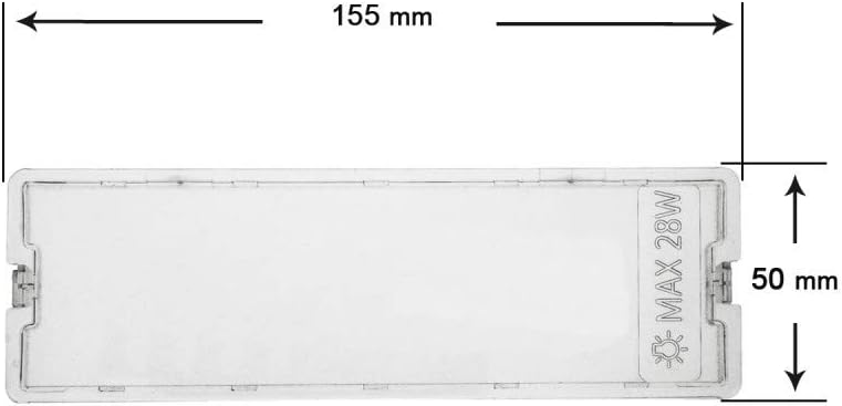 RecamaniaRecamania Deflector Chimney Hood Fagor Edesa Aspes 50 X 155 Mm Af2647 Ke0001537