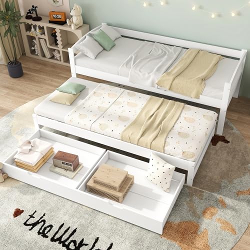 KEYIDE Lettino per bambini 90 x 200 cm, letto con