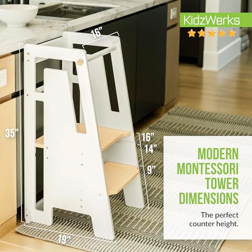 Moderntoddlertowermontessorikitchenstepstoolsleekmoderndesignadjustablestandingplatformforkitchencounterwhitewoodmodernstandingtower Urban Country Home Decor Modern toddler tower montessori kitchen step stool sleek modern design adjustable standing platform for kitchen counter whitewood modern standing tower urban country home decor