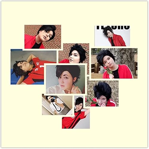 Kiyacos UNKNOWN Kadiya Boys Cosplay Wig Full Hair Heat Resistant Black Fashion Synthetic Hair thumb #4