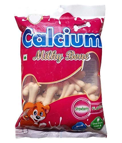 D&C Paws Calcium Milky Dental Bones Strawberry Flavor - 300g (B08RZDJSZV) Amazon Price History, Amazon Price Tracker