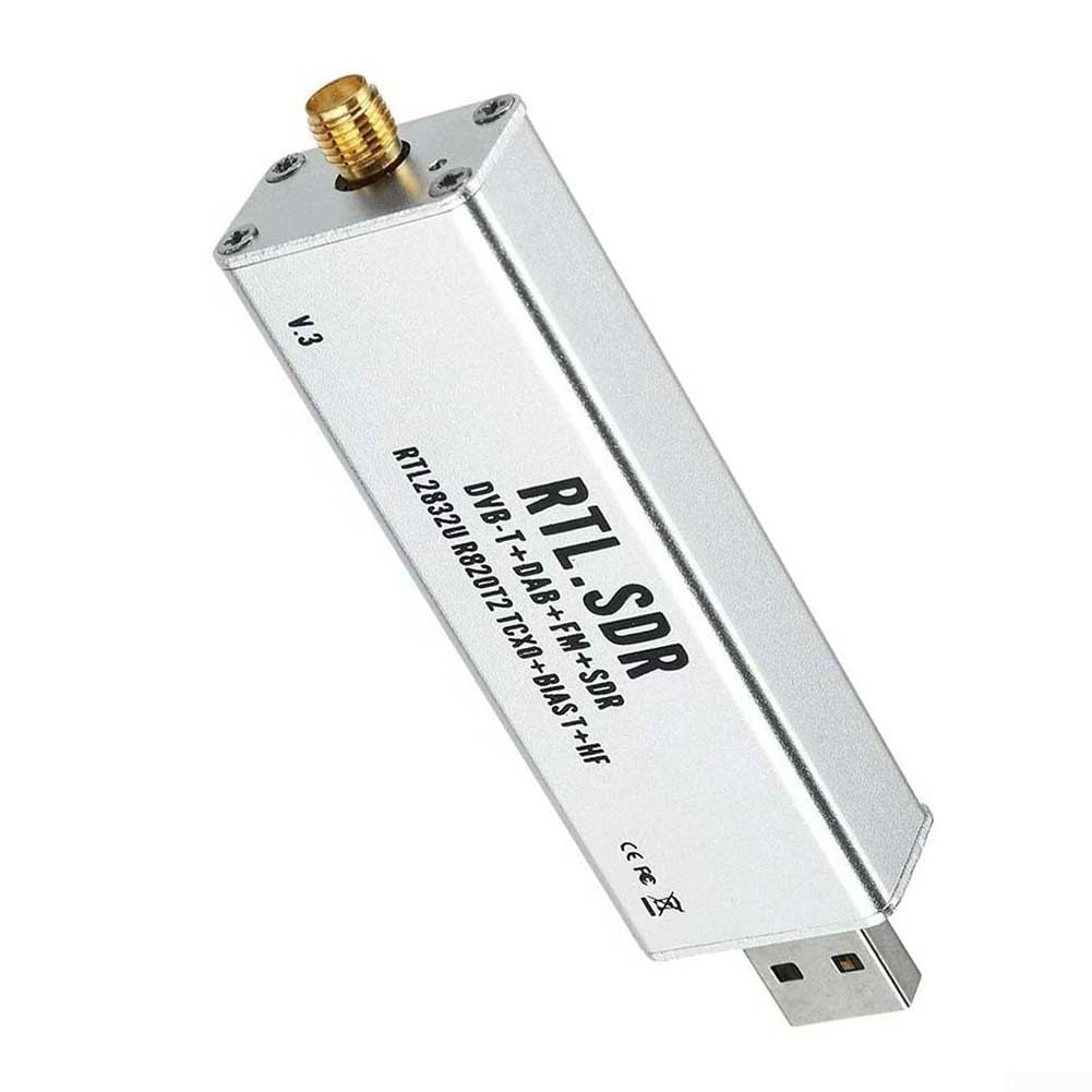 Récepteur TCXO stable bande complète 0,1 MHz-1,7 GHz pour RTL-SDR avec Aviation ADSB pour Windows (sans antenne)