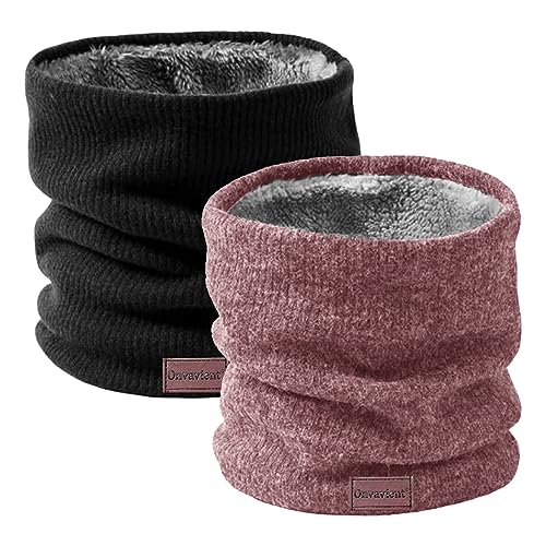 Calentador de cuello invierno bufanda tubular elástica unisex