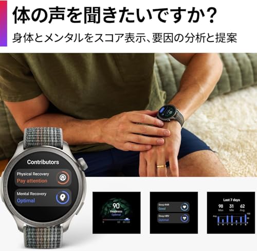 Image of Amazfit Balance - AI 46mm Smartwatch, Fitness Coach, Health Tracker with Body Composition, 1.5 inch AMOLED Display, BT Calling, Alexa Built-in, Dual-Band GPS,14-Day Battery (Woodland) (Special Edition)