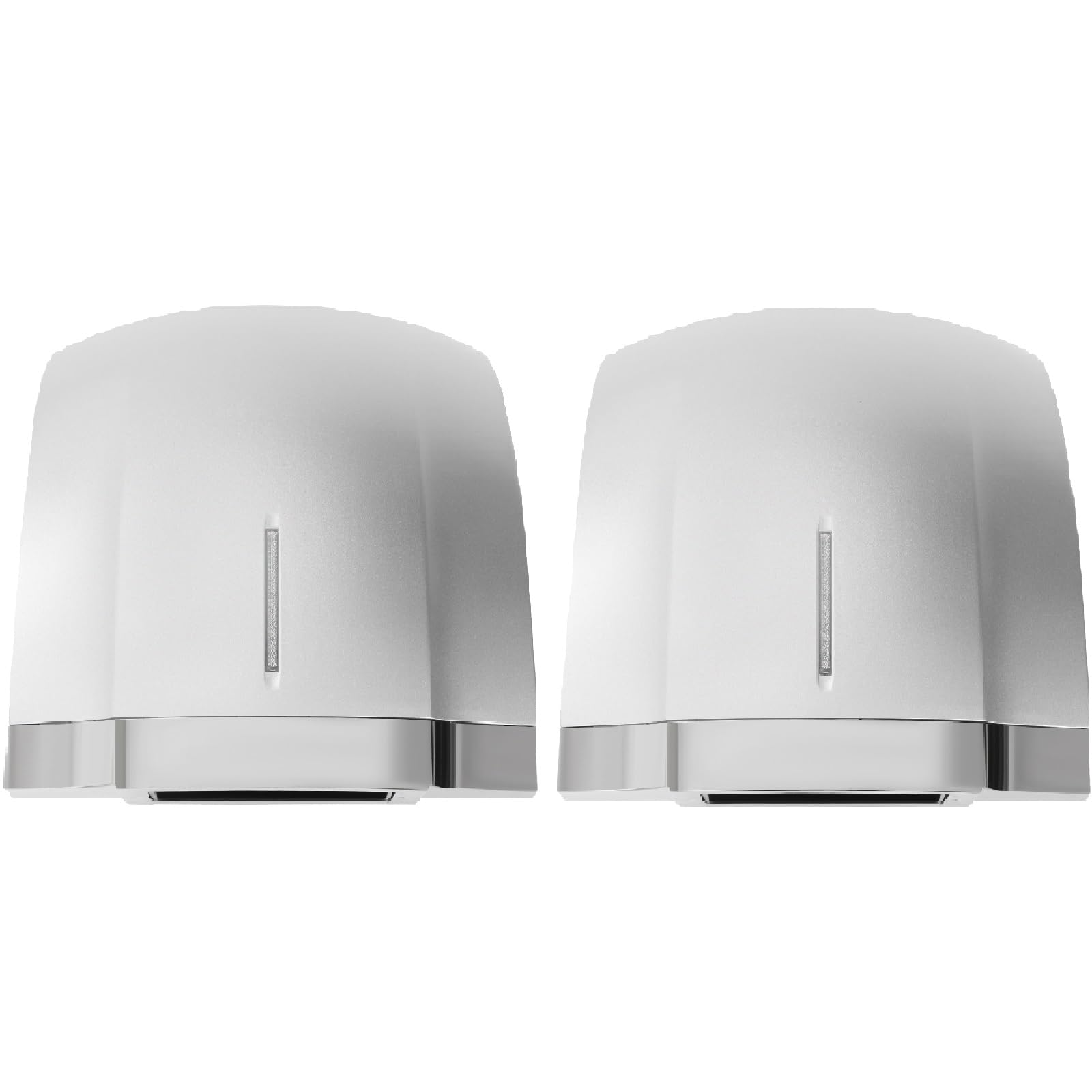 Ongniong Commercial Hand Dryers Pack of 2, Automatic Electric Hand Dryer, 1800w High Speed Hand Air Dryer, Hot&Cold Dual Control, Noise Reduction, Silver, 9.45 * 9.06 * 9.45