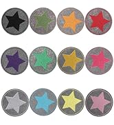 Patches Zum Aufbügeln,12 aufbügelflicken kinder,Patches Klett Bestickte Aufnäher Stern Aufbügler ...
