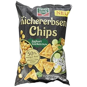 funny-frisch Kichererbsen Chips Joghurt Gurken Style, 10er Pack (10 x 80 g)