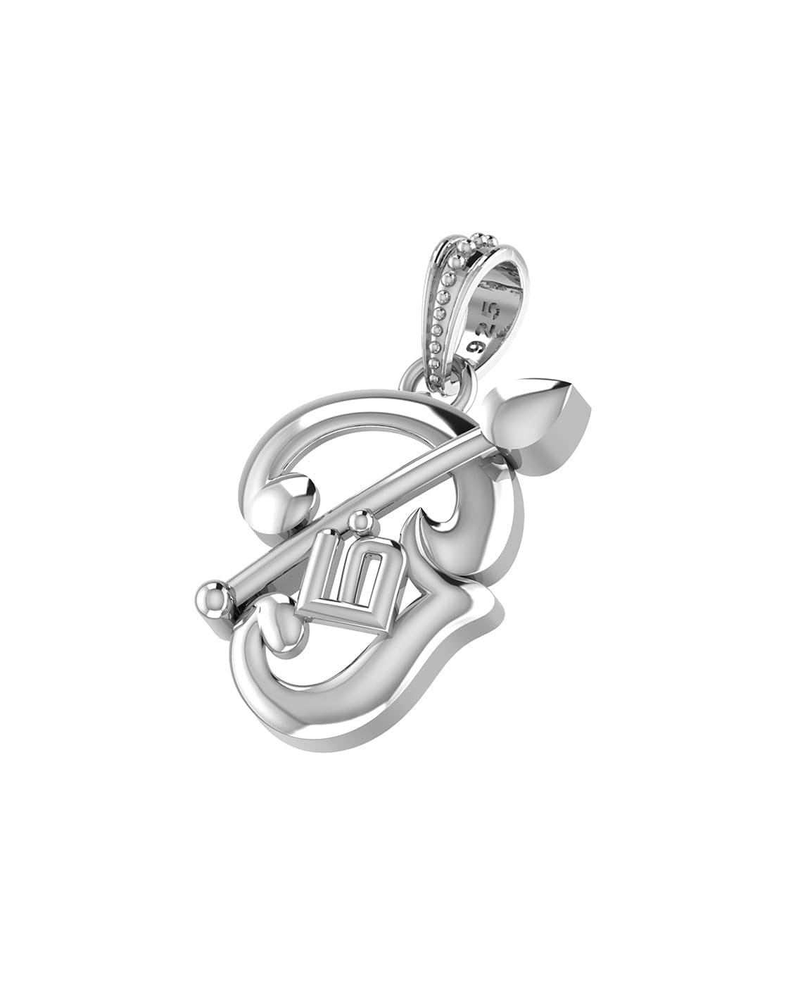 Pendentif chaîne OM Mtrolls argent 925 léger qui ne noircit pas - 7
