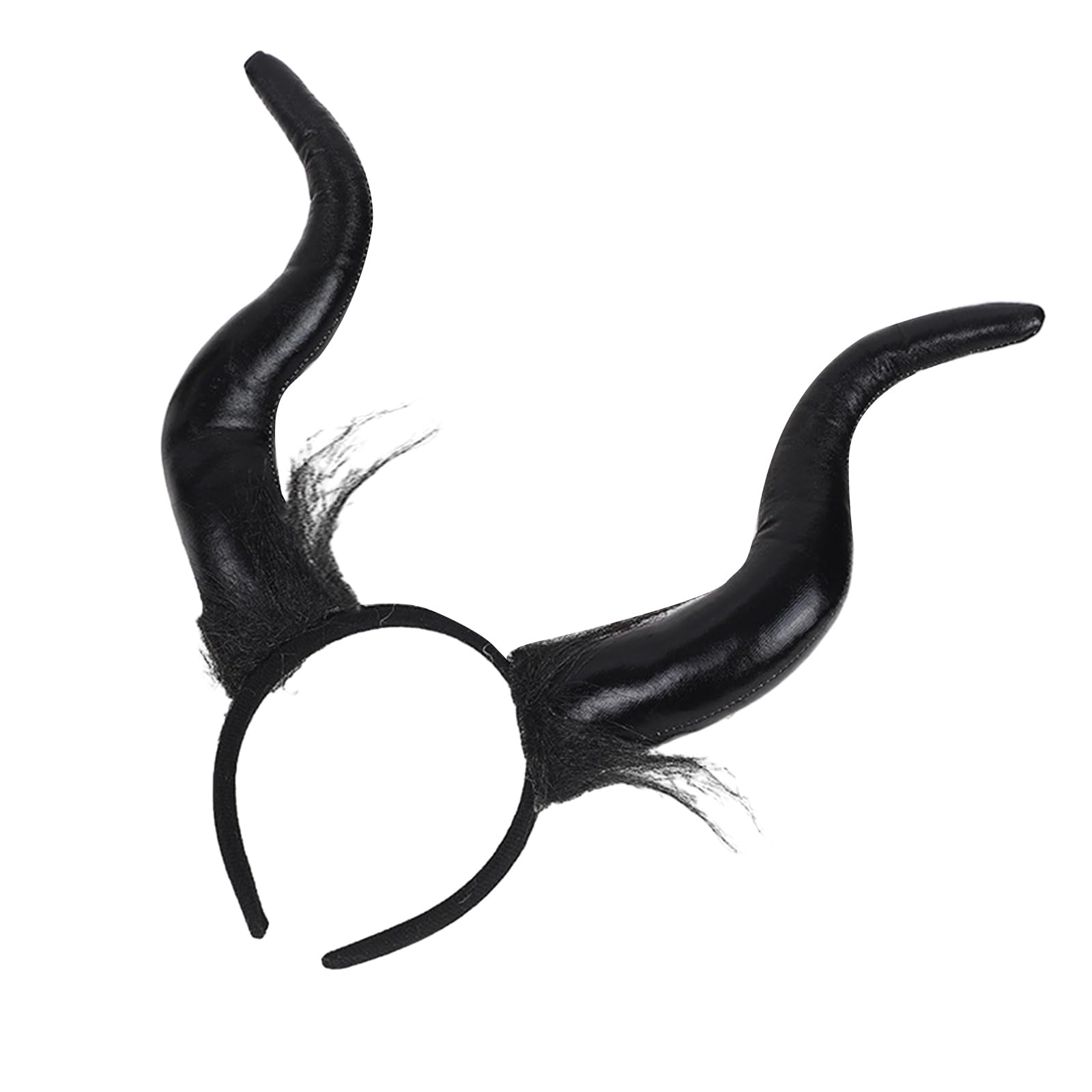 Gothic Devil Horn Headband For Party Stage Performances Costume Headdress Adult Cosplay Headgear Festival Accessories Accessory Dance Headband Performances Props Headpiece