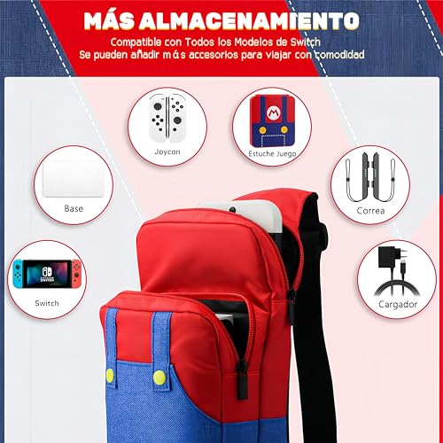 Encuentra la mejor selección de Nintendo switch bolsa que puedes comprar esta semana. 29 Imagen adicional