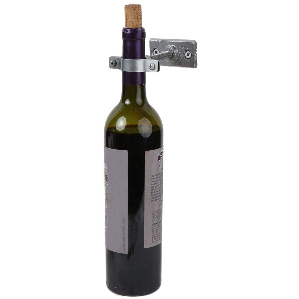 Lily's Home Bar Wall Mount Single Wine Bottle Display Holder