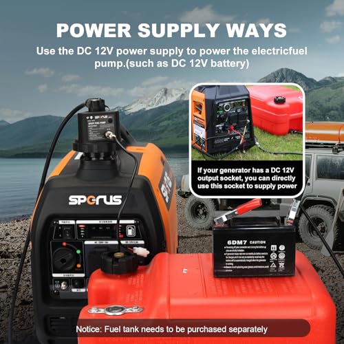 12V DC Gasoline ElectricFuel Pump, auto pumpinggasoline.Automaticrefueling according to thedetection system,automatically stop refuelingwith the standby state,(SPEFP) - Image 3