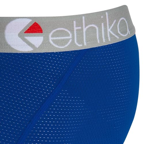 Collant 3/4 micromesh pour homme bleu avec maille aérée