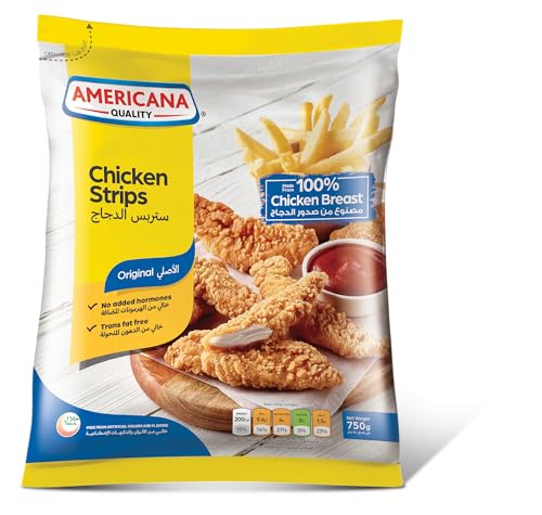 Americana Plain Chicken Strips 750 g