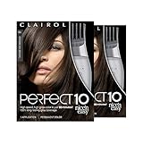Clairol Perfect 10 By Nice 'N Easy Hair Color Kit (Pack of 2), 005A Medium Ash Brown, Includes Comb Applicator, Lasts Up To 60 Days