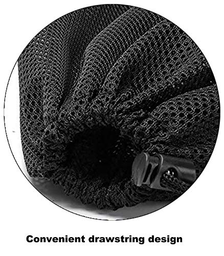 Dshe Pond Pump Mesh Bag 2 Packs 12.2"X 15.9" Pump Barrier Bag With Drawstring, Black Swimming Pool Bags For Pond Biofilters, Aquarium Filtration (12.2"X 15.9") #TOP3