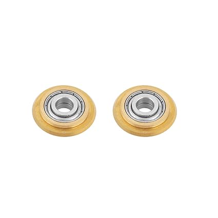 XMHF Titanium Coating Tungsten Carbide Tile/Glass Cutter Wheel Replacement 2pcs