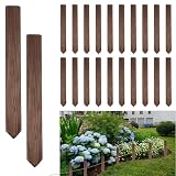 20 estacas de madera de 30 cm, líneas básicas