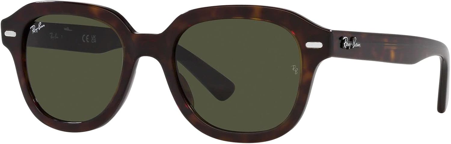 Ray-Ban Unisex Sunglasses Opal Dark Grey Frame, Grey Lenses, 51MM
