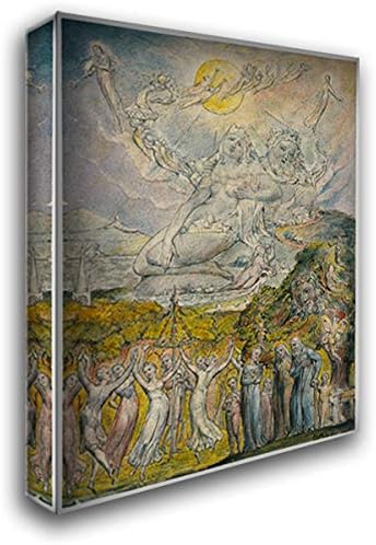 A Sunshine Holiday 20x24 Gallery Wrapped Stretched Canvas Art by William Blake