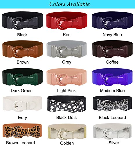 Grace Karin Sexy Corset Chunky Belts With Big And Round Buckle (S,White) #TOP6