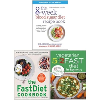 The 8-week Blood Sugar Diet Recipe Book, The Fastdiet Cookbook, Vegetarian 5