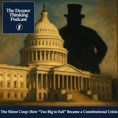 The Silent Coup: How &ldquo;Too Big to Fail&rdquo; Became a Constitutional Crisis - The Deeper Thinking Podcast